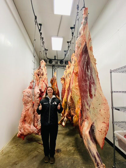 Tazmyn in the kitchen