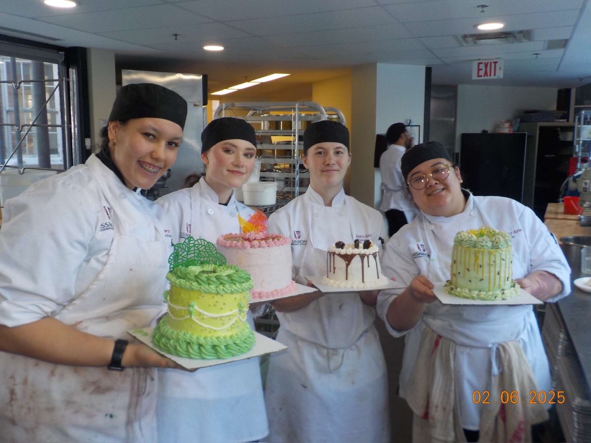 Tazmyn in chef uniform