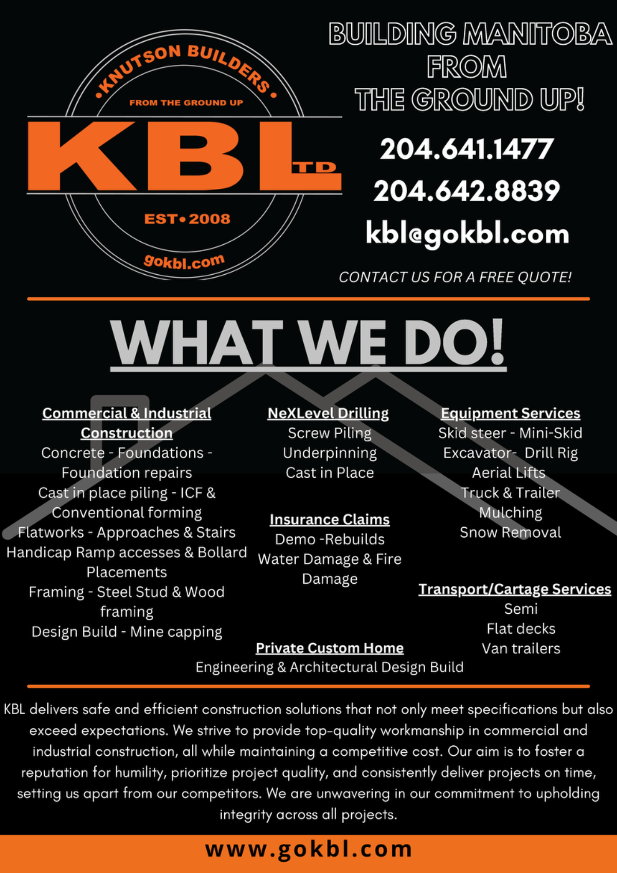 KBL Promo Poster